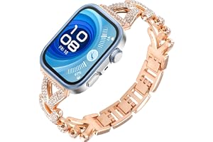 WoPail Metallrem för Huawei Watch Fit 5/Fit 5 Pro/Fit 4/Fit 4 Pro/Fit 3, ersättningsband i rostfritt stål för Huawei Watch Fi