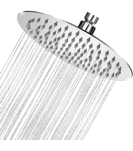 Iunipusy Wandmontierter Duschhahn Klauenfuß – Verstellbarer Kupfer-Arm, Verchromt, Für Ecke, 18 Mm Kurz