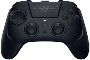 Razer Raiju V3 Pro - Mando inalámbrico e-sports para PlayStation 5 y PC - 4 botones extraíbles y 2 garras de agarre - sticks analógicos TMR - Pro HyperTrigger - Botones Mecha-Táctiles | Negro