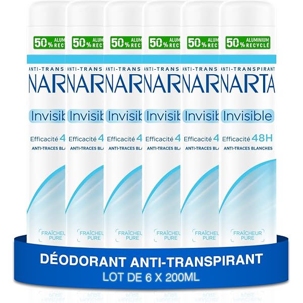 Narta Deodorant Invisible Spray 0% – 200 Ml, Gegen Weiße Flecken & Gerüche