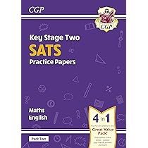 new ks2 maths english sats practice papers pack 2 for the 2022 tests with free online extras by cgp books cgp books amazon ae