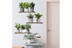 LEKABEE Adesivi Murali Piante, Realistico Verde Pianta In Vaso Impermeabile Wall Art Adesivi 3D Vinile Rimovibile Wall Sticker per Soggiorno Camera da Letto Bagno Cucina Decor Ufficio