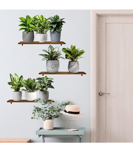 Autocollant Mural De Plante Verte En Pot Sticker Mural Amovi En Ance