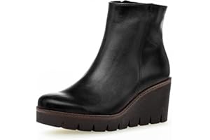 Gabor Damskie botki na koturnie, buty damskie, wymienna wkładka, najlepsze dopasowanie