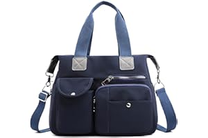 DORRISO Donna Borsa Tracolla Moda Mano Borsetta Tracolla Borse Messenger Bag per Viaggio Lavoro Quotidiano Casual Impermeabile Donna Tela Borsa Tracolla