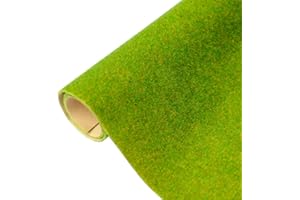 DUS Maquette Herbe Tapis Herbe Modelisme Rouleau Herbe Miniature Herbe Statique Sable Paysages Modelisme, 41 * 100cm (16.1 * 39.4inch)