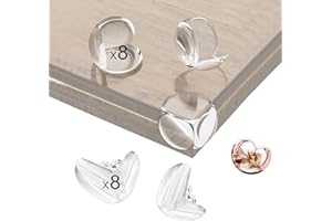 LEGEZON 16 PCS Protection Coin de Table, Protégé Cache Coin De Table Bébé avec Une Super Colle Améliorée, Protection Angle de Table Non Toxique Transparent Protection Angle de Table Meuble Bureau Cheminée