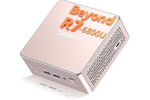 ‎GEEKOM [3-Jahren-Garantie]GEEKOM Mini PC A5 mit AMD Ryzen 5 7640HS(Stärker als 6800U) | 2.5G LAN | Intel NUC Mini PC Win-11 Pro | 16GB DDR4(Besser als LPDDR) + 512GB SSD Mini Computer für Home/Office/Gaming