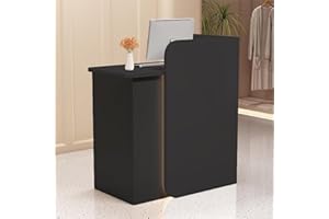 UULBDCD Empfangstheke Holz, Moderne Empfangstresen, Front Theke Bürotheke Rezeption Tisch, Verkaufstheke Mit Schubladen Und Schränken, Rezeptionstheken Für Salon Geschäft Hotel Büro