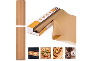 Zofory Carta Forno Senza Pfas, 40 cm x 15 m, Rotolo, 37 Pezzi