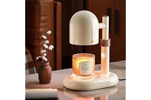 Dreamhigh® Candle Warmers Lamp with Timer, 50W Wax Melt Lamp, Electric Wax Warmer, Dimmable, Suitable for Living Room, Bedroom, Office, Yoga or Cafe, Great Gifts for Valentine's Day, Christmas
