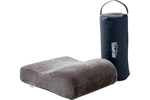 ‎TEMPUR TEMPUR Poduszka podróżna z pianki memory, ergonomiczna poduszka podróżna pod kark z torbą transportową, Antracyt, Rozmiar 25 x 31 x 10/7 cm