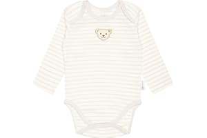 Steiff Unisex Baby Body Amerikanischer Kragen Langarm Unterwäsche