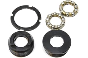 BIKE-PARTS Hard To Find Bike Parts MTB BIKES,TREKKING HYBRID CYCLE COTTERLESS BOTTOM BRACKET CUP & BEARINGS BB SET,24tpi 1.37 STD THREAD ED BLACK