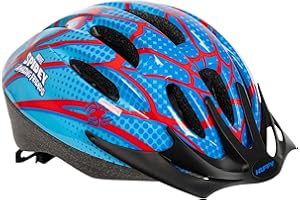 HUFFY Disney & Marvel Official Range Kids Bike Helmets | Adjustable Safety Helmet for Ages 3–12 (50–54cm) | Frozen, Stitch, Minnie Mouse, Spidey – Cycling, Scooter & Skate Use