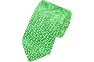 WANYING Uomo 7cm 2,75" Cravatta Ristretto Lavorata a Maglia Skinny Stretta Sottile Cravatta a Maglia Stile Retrò Vintage Sporty Casual Business Da lavoro Basic per Gentlemen