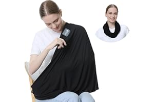 NeoTech Care Stilltuch/-schal - Stillzubehör - weicher Stoff (Schwarz)