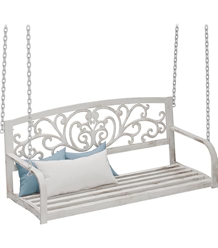 COSTWAY Hangstoel rotan, tot 180 kg belastbaar, hangstoel met kussens, metalen frame en hangtouwen, hangstoel, schommelstoel, schommelstoel voor veranda, tuin, achtertuin (grijs