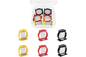 CISHOW 6 Pcs C Buckle Springs, Bicycle Hinge Clip, C Buckle Parallelizer, Bicycle C Buckle, Bicycle Limit Hinge Clamp,Riding Tool Buckles Accessories,Easy Frees Twist Hinge Clamps Spring for Folding Bicycl