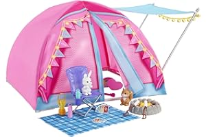 Barbie It Takes Two Let'S Go Camping Namiot dla Lalek, Wielokolorowy, Od 3 lat
