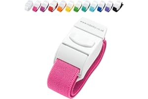 ROLSELEY Garrot Médical De Qualité Avec Boucle A Ouverture Rapide Et Bande Elastique En Polyester Sans Latex Pour Infirmière, Sage-Femme, Auxiliaire Médical, Phlébotomiste, Etudiant En Médecine Et Médecin (ROSE)