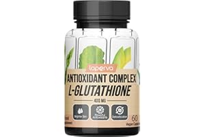 Laperva Antioxidant Complex L Glutathione - Youthful Radiance, Anti-Aging, Skin Brightening, Healthy Nails - Vegan & Gluten-Free Formula for Comprehensive Wellness (60 Caps)
