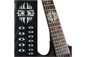 INLAYSTICKERS Inlay Sticker Fret Markers for Guitars - Emblem 12th Fret Markers Set - Mystic Eye,F-289ME-G