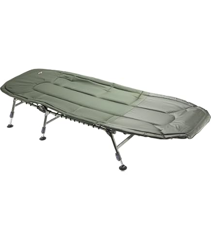 Lit De Camp Fox Cot R2 Camo - Transat Pêche - Matelas Polaire - 212x90cm