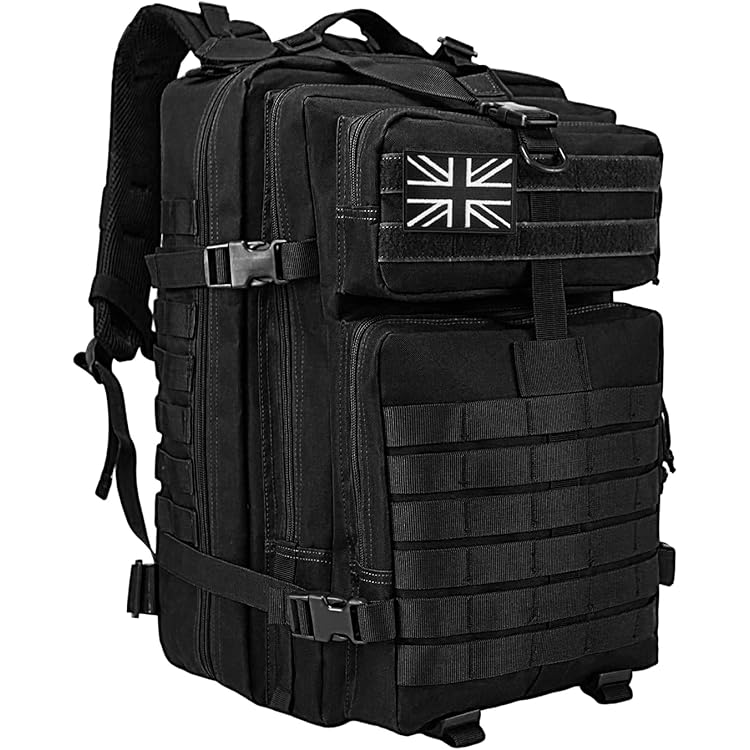 Kombat UK Expedition Rucksacks For Men Women Large 50L, Army