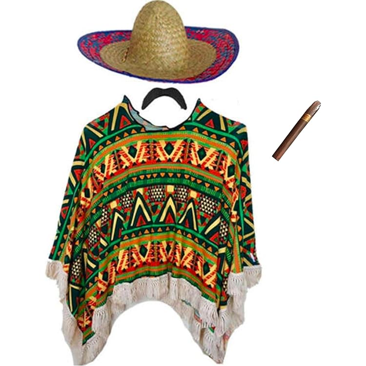 Uomo Messicano Con Sombrero In Costume Messicano Tradizionale 766625 7277 - Foto 3