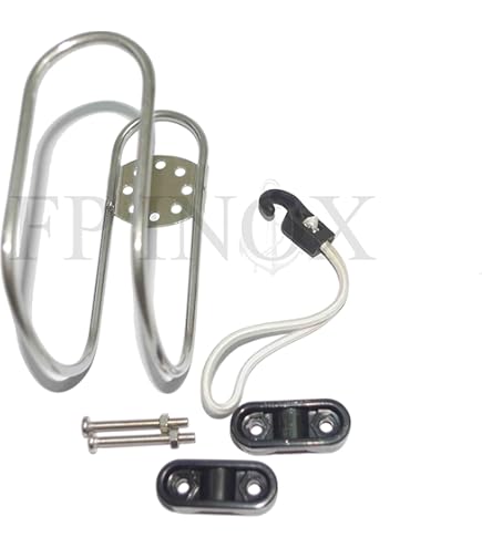 Staffa A Ferro Di Cavallo In Acciaio Inox Per Salvagente - Supporto Regolabile Per Barche E Attrezzature Nautiche - Foto 9