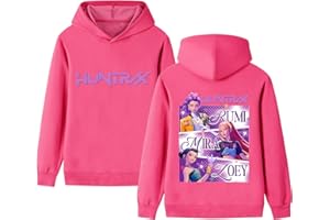 ZhanQuan Boys Hoodies Girls Pink Cartoon Printed Jumper Tops