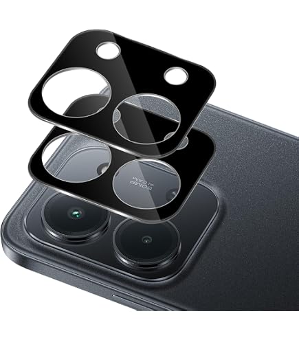 GIOPUEY Protector De Vidrio Templado Para Cámara Redmi 15C – 3 Unidades Con 9H Antirayones