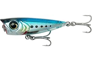 Savage Gear Micro Popper - ultra realistyczna przynęta typu topwater na wody słone i słodkie - basy, pstrągi i drapieżniki - dalekie rzuty, głośne wyskakiwanie i grzechotanie Mirror Ayu 5,5 cm