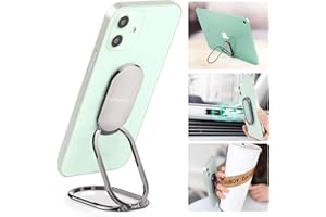 Mindsky Handy Ring Halter Fingerhalter 360° Drehbarer Ultradünner Ringhalter Faltbarer Handy Ständer Handyhalterung für iPhone iPad Smartphones Tablets(Kommt mit einem universellen Magneten)