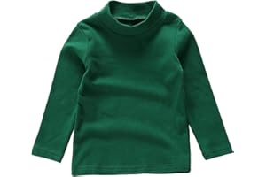 Beganly Mädchen T-Shirt Warmes weiches Basic Top Kleinkind unter Schichtstück Kinder Classics Baumwolle Langarm-Shirt