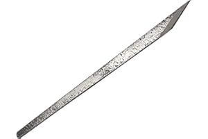 IKEUTI Couteau Kiridashi Japonais Droit Menuiserie Ebénisterie - Forgé Main au Japon - Droitier (Martelée, 9 mm)