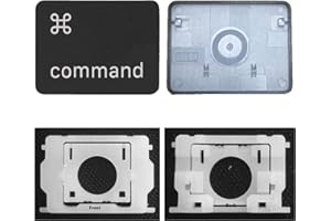 CTBDZ Capuchon de clé individuel avec charnière de rechange pour MacBook Pro A2141 A2251 A2289 A2338 A2442 A2485, remplacement pour clavier MacBook Air A2179 A2337 A2681 (touche de commande droite)