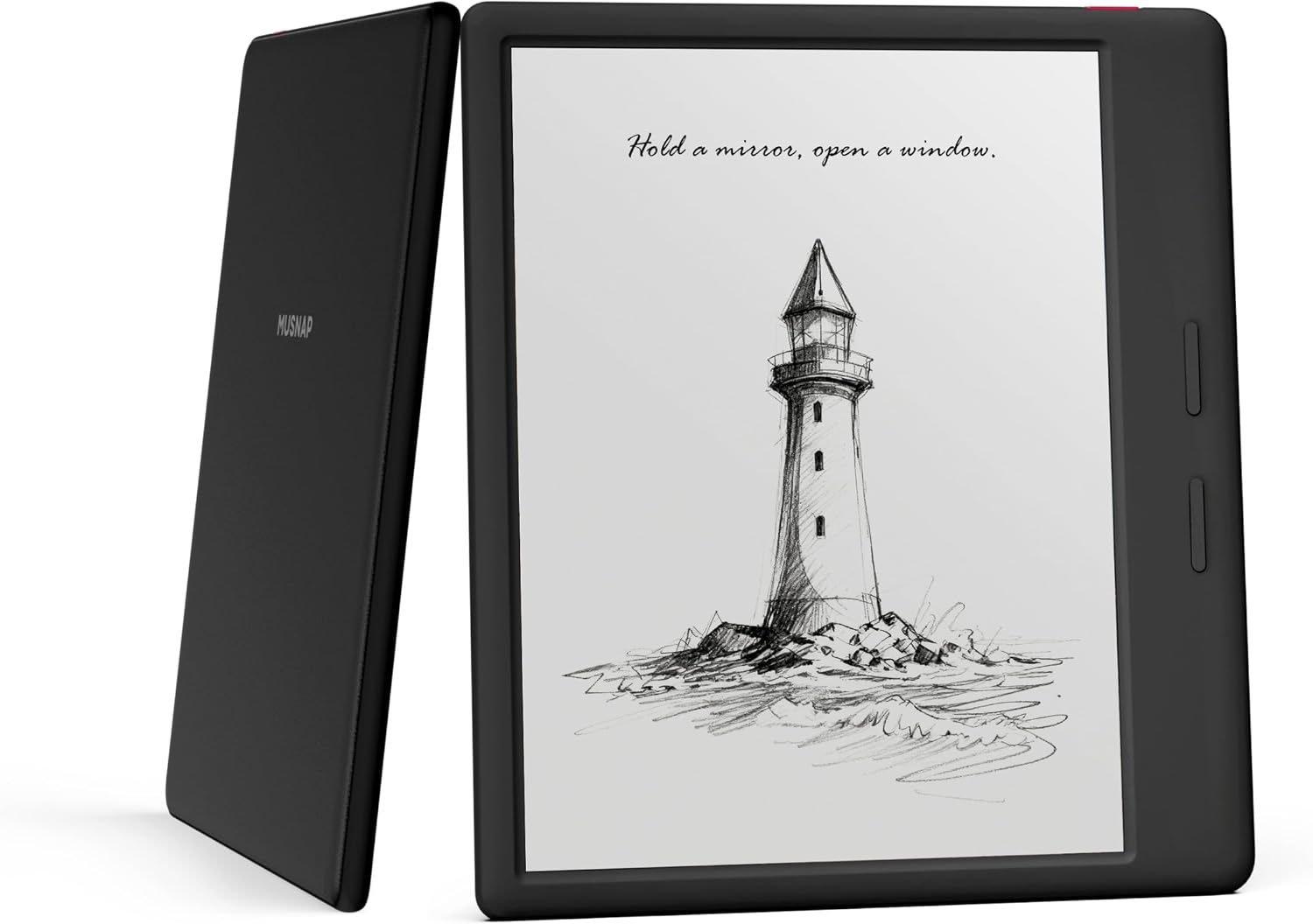 Musnap Ocean - Lector de libros electrónicos de 64 GB + 4 GB de 7 pulgadas, compatible con escritura a mano, tableta de papel de tinta electrónica de 7 pulgadas con batería de larga duración para leer