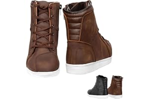 VASTER Motorcycle Boots Motorbike Adventure Rider Shoes Leather Waterproof Sneaker Fashion For Men CE Approved EN 13634:2017