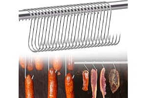 Gancho de Carnicero, 25 stycken rostfria köttkrokar av rostfritt stål