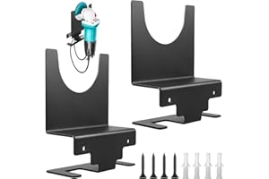 MOLBORY 2 uchwyty do szlifierki kątowej, uchwyt ścienny do szlifierki kątowej, stojak ze stali węglowej, do wszystkich marek, do szlifierek kątowych, akcesoria do noży, polerek, garażu i miejsca pracy