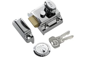 Yale B-706-CH-CH-40 706 Traditional Nightlatch, Bright Nickel