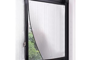 KEFU01 Sun Room Heat Reflective Window Film,8mm Aluminum Foil Insulation Foil,Thermal Insulation Shield,Sun Blocking Anti UV Window Tint,Total Blackout Privacy Window Film Glass Film (60x100cm/24''x39'')