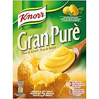Knorr Gran Purè, Piatti Pronti Knorr con Patate da Agricoltura Sostenibile, Senza Coloranti, Senza Conservanti e Senza Glutin