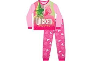Wicked Girls Pyjamas | Glinda And Elphaba Girls' Pyjama Sets | Sizes 6 To 13 Years