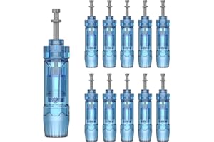 LAZZYBEAUTY 10 Pcs Agujas de Repuesto Dr.pen Microneedling 36 Pin, para Pluma de Microneedling Modelo A9 M8S A8S, Auténticas Aguja de Repuesto Desechables Consejos de Repuesto Cartuchos Accesorios de Microagujas