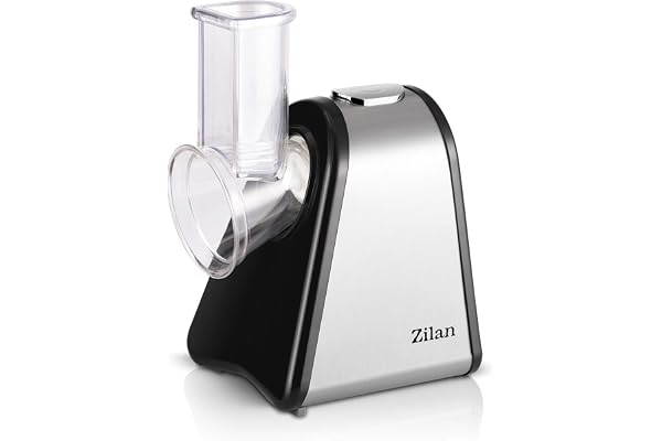 zilan z şekil Découpe légumes électrique, 4 en 1 râper émincer gratter mandoline légumes fruits, 200W