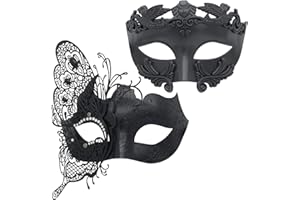 Coddsmz Couples Butterfly Mask Masquerade Venetian Halloween Party Evening Prom Ball Mask Bar Costumes Accessory