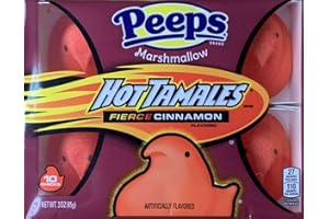 Peeps Marshmallow Hot Tamales Fierce Cinnamon Flavored 10 Stück Küken